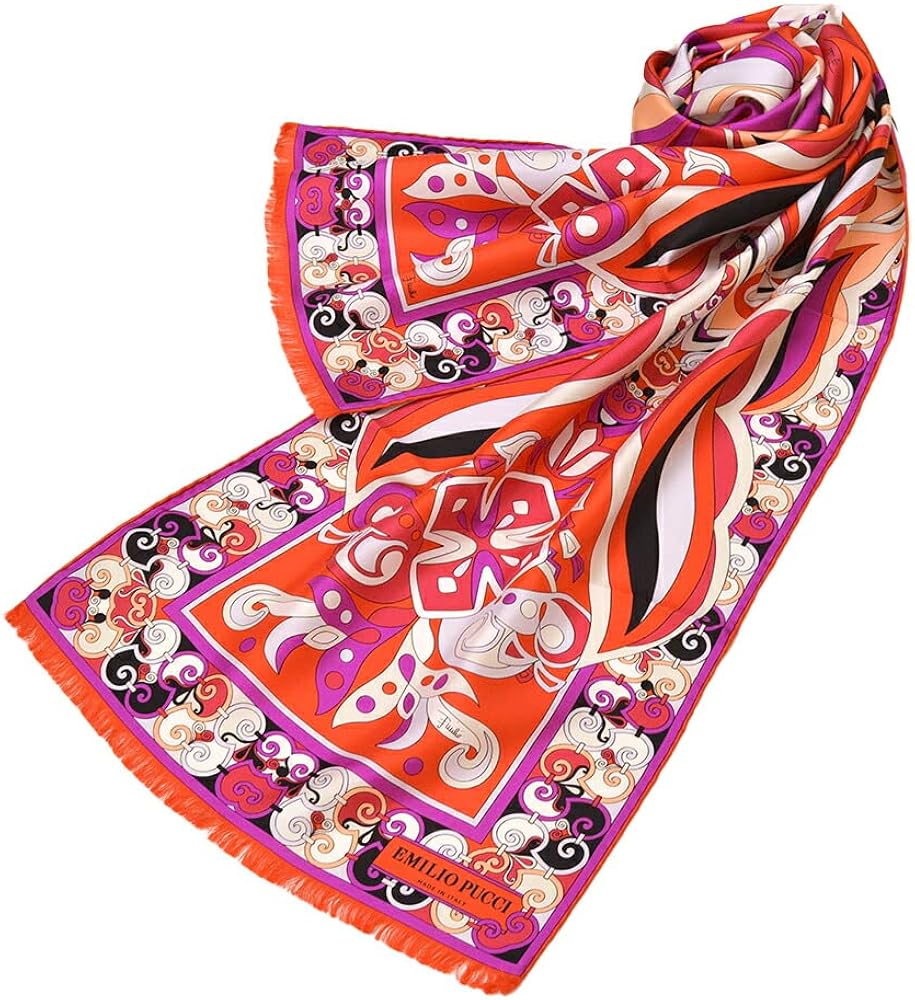 Amazon | EMILIO PUCCI(エミリオプッチ)レディース プッチ柄ストール